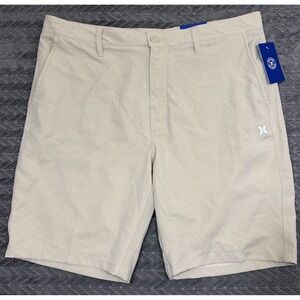 Hurley Hybrid Walk Shorts Men's 38 Heather Gay 9.5 Inseam Quick Dry Stretch New